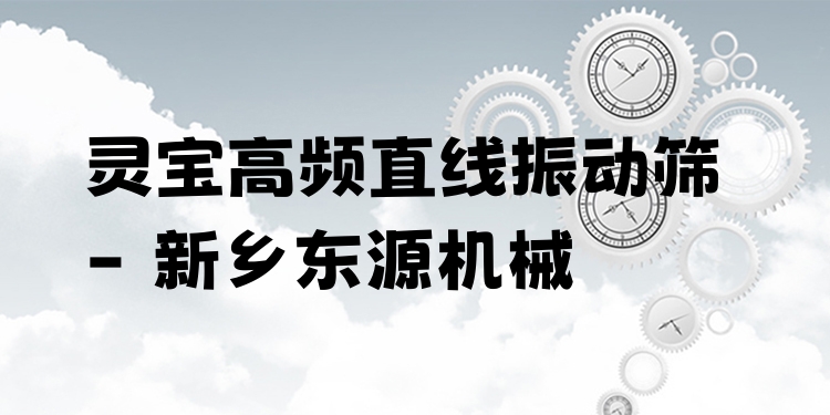 靈寶高頻直線振動(dòng)篩 - 新鄉(xiāng)東源機(jī)械