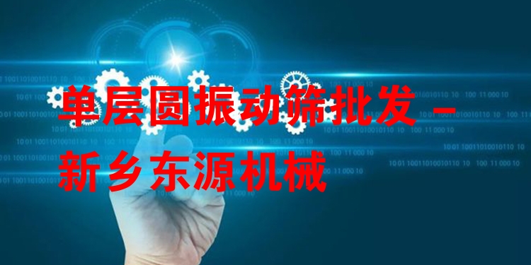 單層圓振動(dòng)篩批發(fā) - 新鄉(xiāng)東源機(jī)械