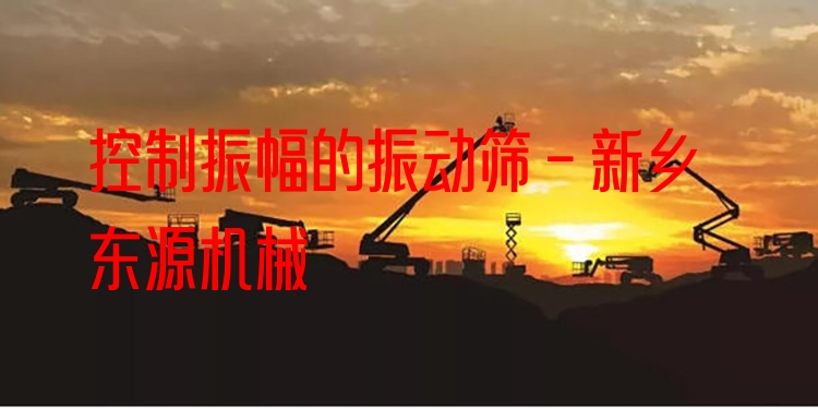 控制振幅的振動(dòng)篩 - 新鄉(xiāng)東源機(jī)械