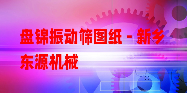 盤錦振動(dòng)篩圖紙 - 新鄉(xiāng)東源機(jī)械
