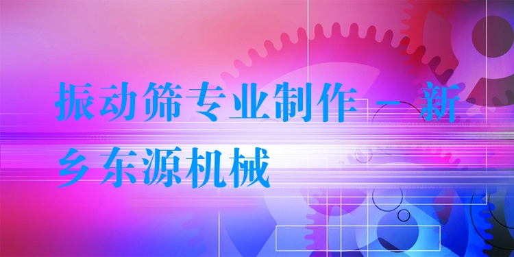 振動篩***制作 - 新鄉(xiāng)東源機械