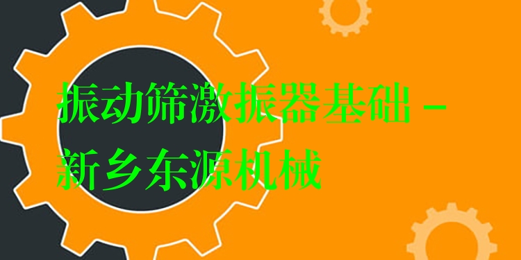 振動(dòng)篩激振器基礎(chǔ) - 新鄉(xiāng)東源機(jī)械